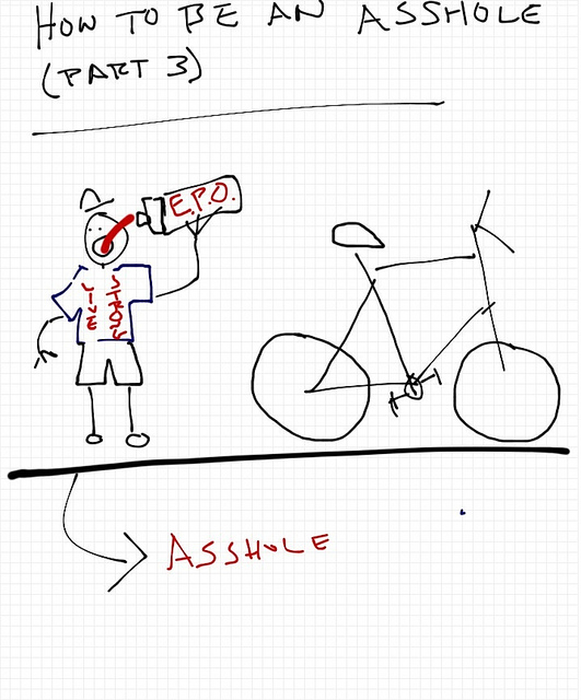 Rob Pollak how to be an asshole drawing