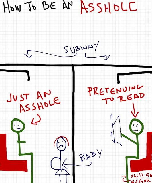 Rob Pollak how to be an asshole drawingRob Pollak how to be an asshole drawing