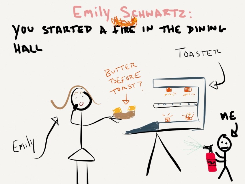 A thank you drawing by Rob Pollak robpollak.com