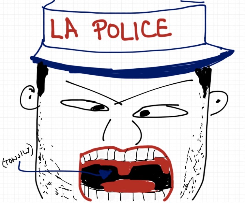 Rob Pollak Draws Russel Crowe Performing as Javert in Les Miserables - A drawing