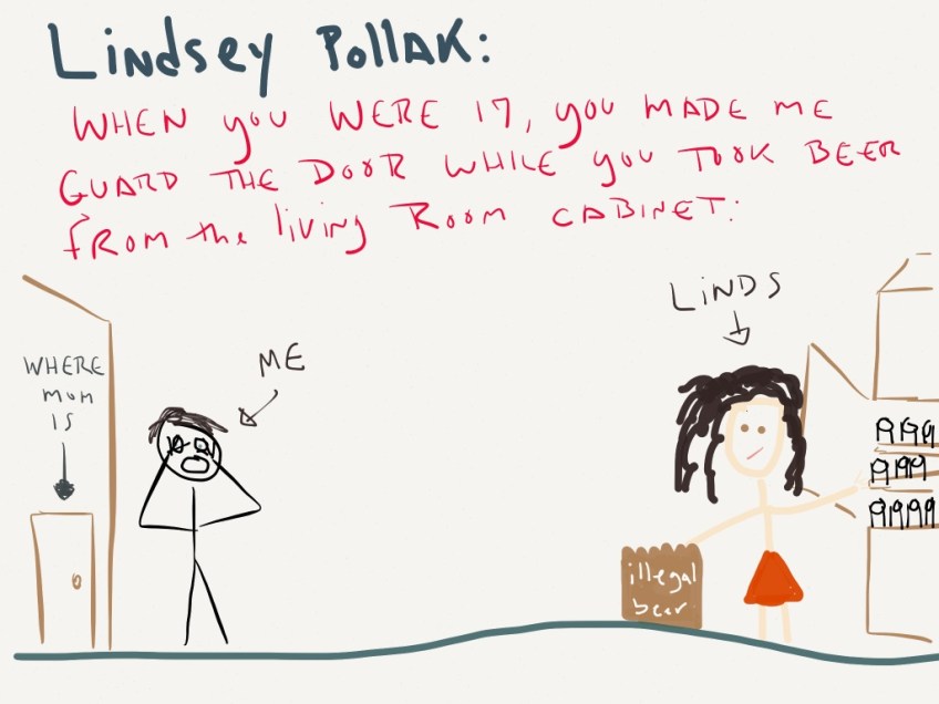 A thank you drawing by Rob Pollak robpollak.com