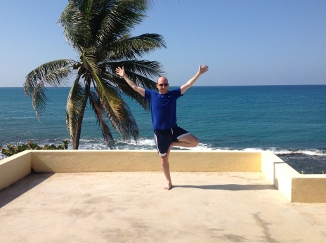 Rob Pollak blog yoga picture Jamaice